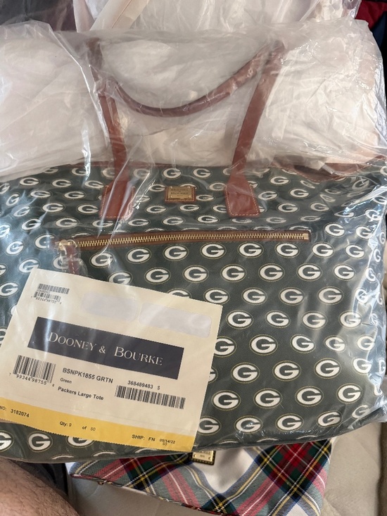 NFL Packers Zip Zip Satchel – Dooney & Bourke Greenbay packers dooney and bourke